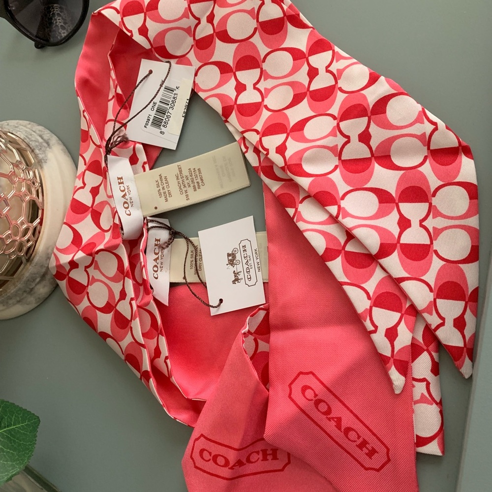 BNWT! COACH PEYTON DREAM C PONYTAIL SCARF
